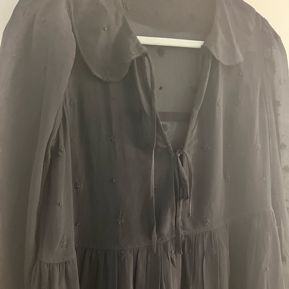 Aritzia Le Fou Wilfred Foxtrot Mini Dress in black - Picture 5 of 7